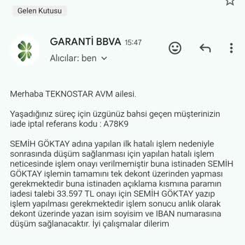 Tekrar Tekrar Alınan Ödeme Ve İade Sorunu