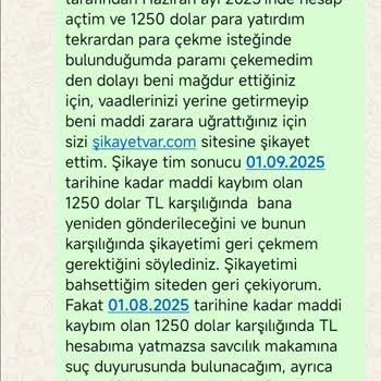 Paramı Çekemiyorum, Sürekli Oyalıyorlar!