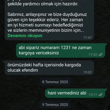 Siparişim Teslim Edilmedi, İade Talebime Yanıt Alamadım