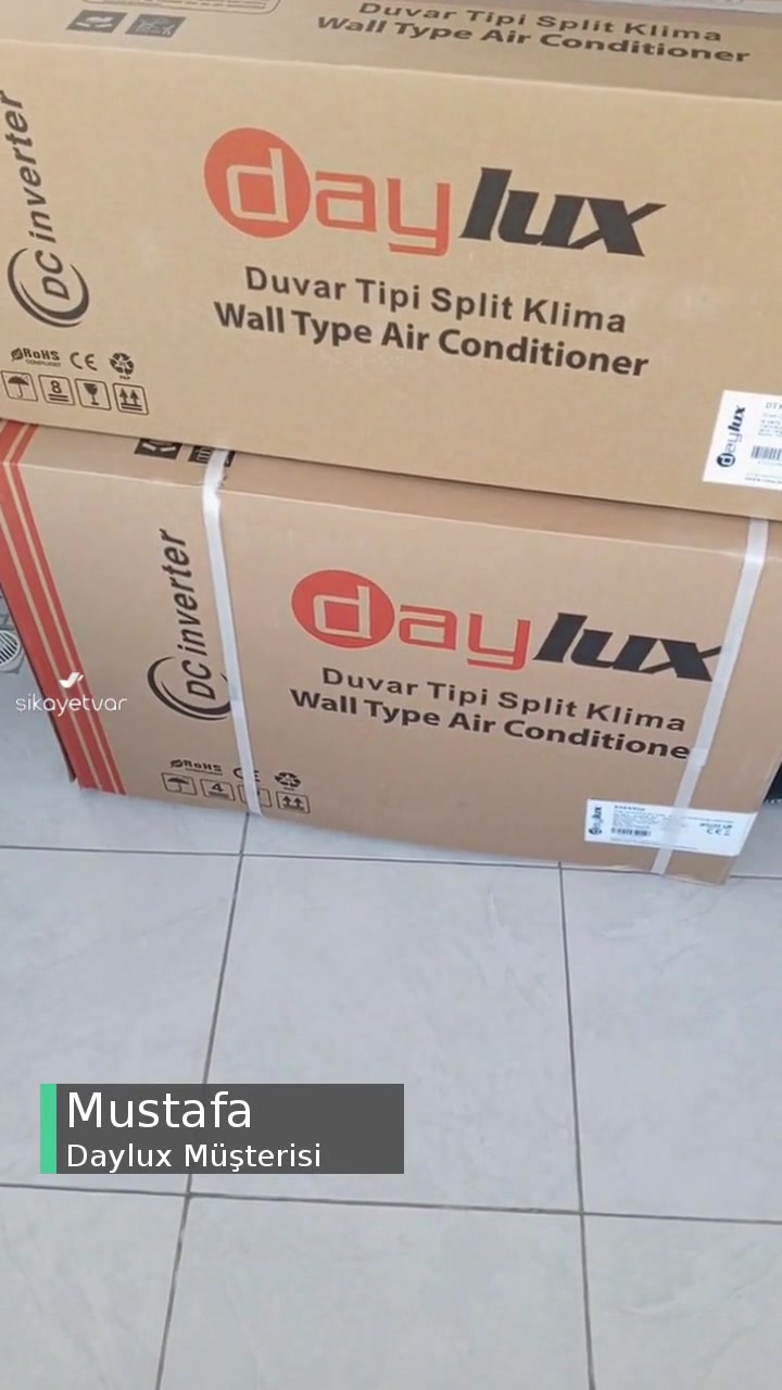 Daylux Klima Montaj Sorunu videonun kapak resmi