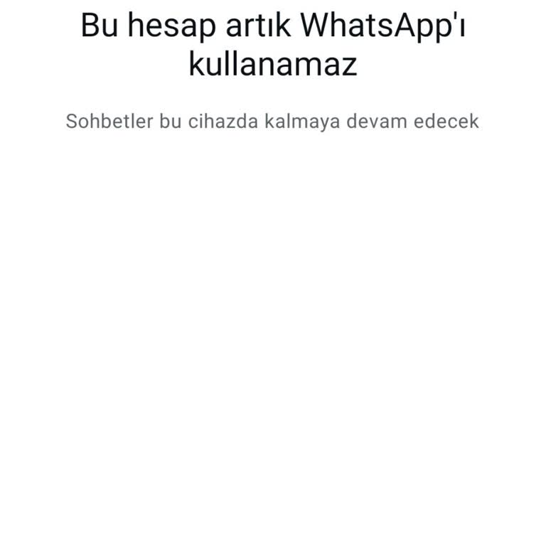 WhatsApp Hesabım Sebepsiz Yere Kapatıldı Destek Ekibi Çözüm Sunmuyor