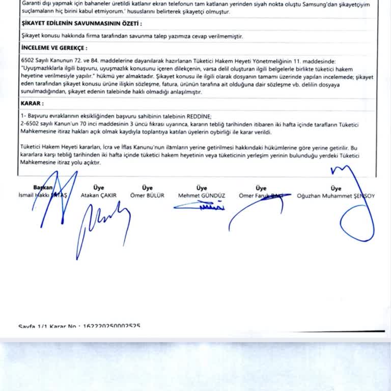 Samsung Z Fold5 Ekranında Garanti Süresinde Büyüyen Siyah Nokta Mağduriyeti