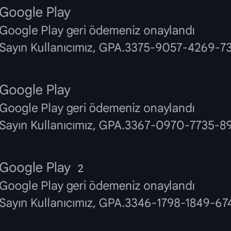 Google Play İade Ödemelerim Ziraat Bankası Hesabıma Ulaşmadı Mağduriyet Yaşıyorum