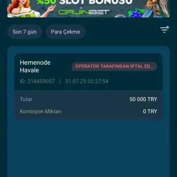 Orjinbet 7 Gündür 50.000 TL Ödememi Yapmıyor, Sürekli Oyalıyor!
