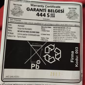 Garanti Kapsamındaki Aküm Ücretsiz Değiştirilmiyor