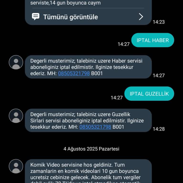 Onaysız Aboneliklerle Sürekli Haksız Ücretlendirme Mağduriyeti
