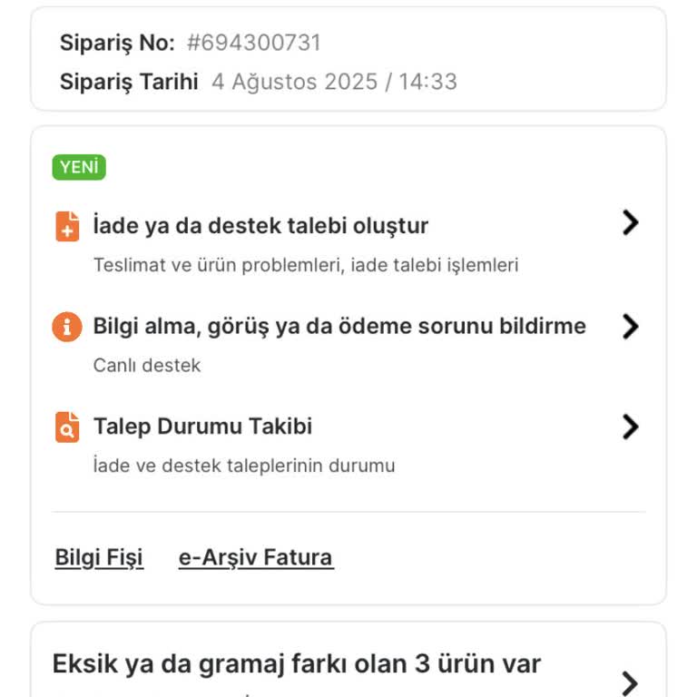 Eksik Ve Bozuk Ürünler, İade Sorunu Ve Cevapsız Müşteri Hizmetleri