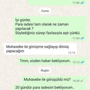 İade Sürecinde Bilgilendirme Eksikliği Ve Geciken Para İadesi Mağduriyeti
