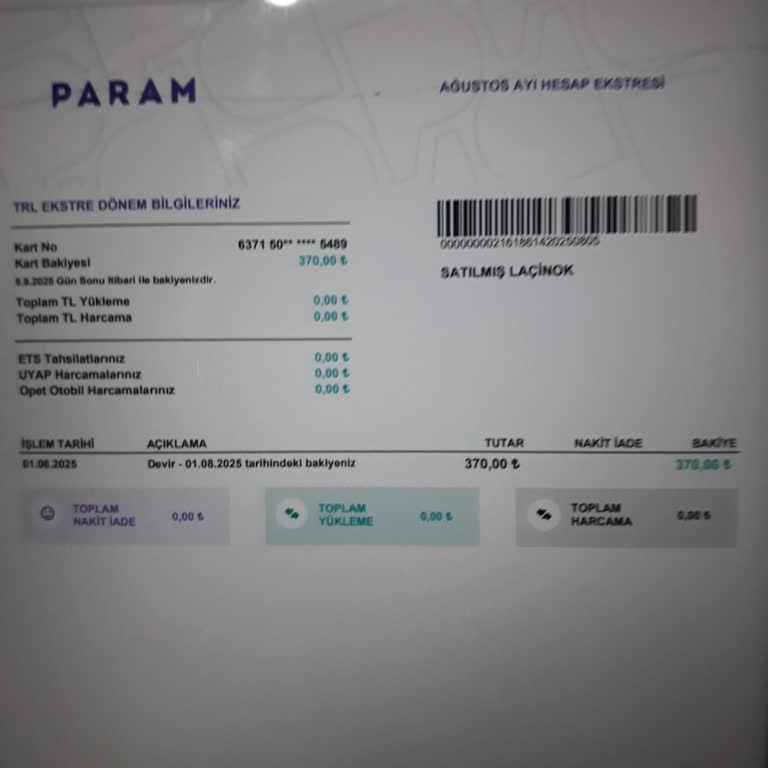 Param Mobil Kartlarda Sürekli Eksik Bakiye Ve Kullanılamayan Para Sorunu