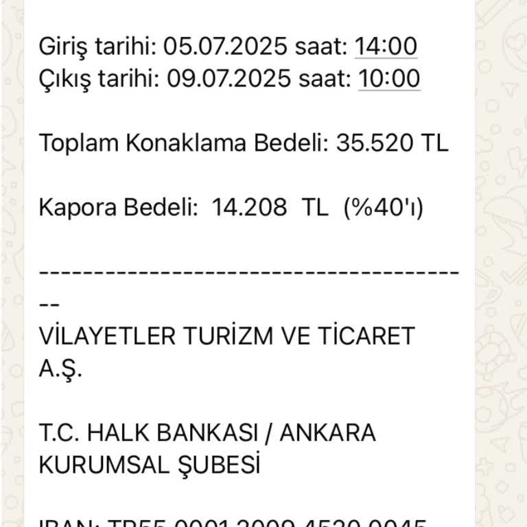 İptal Edilen Rezervasyonun Ücreti Bir Ayı Geçmesine Rağmen İade Edilmedi, Süreçte Eksik Bilgilendirme Ve Kaba Davranış