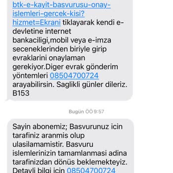 Onayım Olmadan Oris Telekom'dan Fatura Ve Abonelik Mesajları Alıyorum