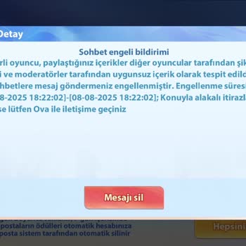 101 Okey Vip Haksız Mesaj Banı Ve Destek Eksikliği Nedeniyle Yaşanan Mağduriyet