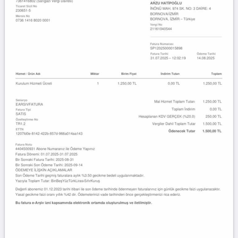 İnternet Aboneliği İptali Gerçekleşmiyor, Haksız Kurulum Ücreti Talebi Ve Müşteri Hizmetlerine Ulaşılamıyor