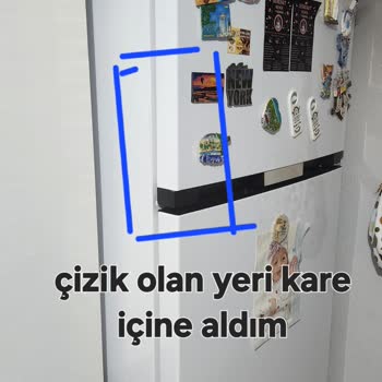 Yeni Alınan Buzdolabında Derin Çizik Şoku