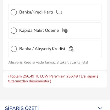 LCW Cüzdanımdaki Param Kayboldu, Alışverişte Kullanamıyorum