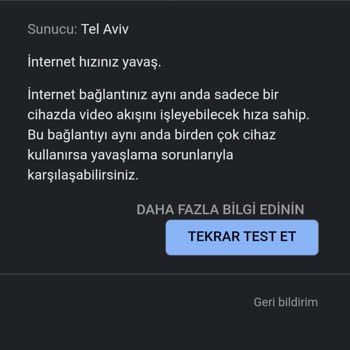 Turkcell Faturalı Hatta Sürekli Düşük İnternet Hızı Ve Kopma Sorunu