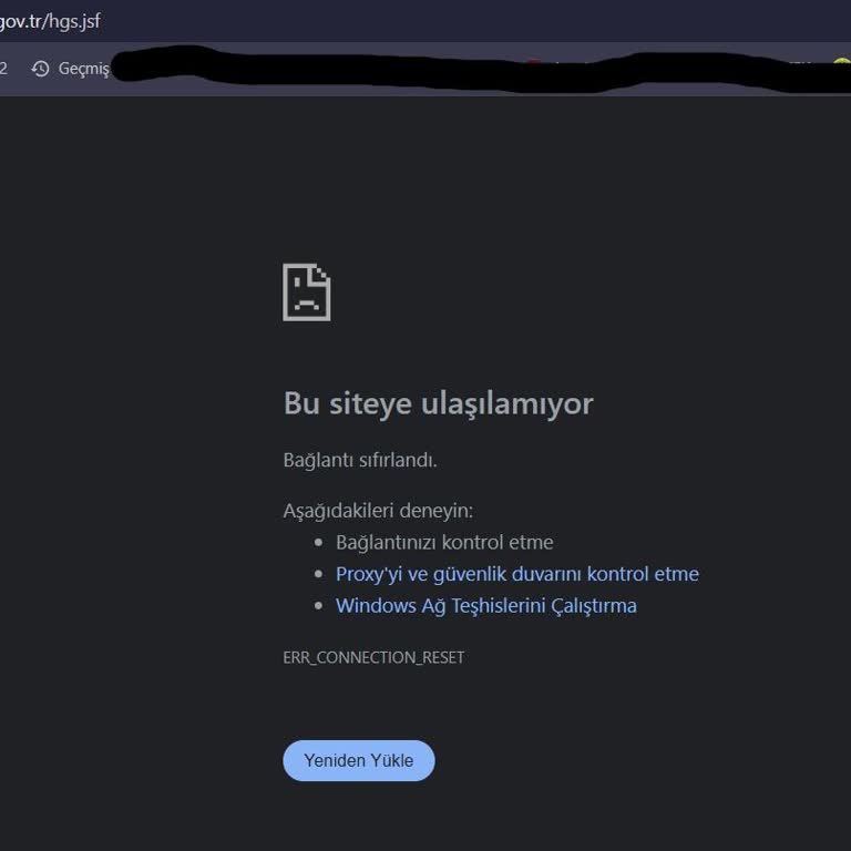 HGS Online İşlemlerine 6 Gündür Erişemiyorum, Mağduriyetim Giderilmiyor
