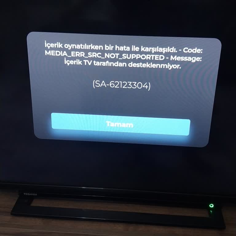 Tod TV Standart Pakette Toshiba Smart TVde İçeriklere Erişememe Sorunu