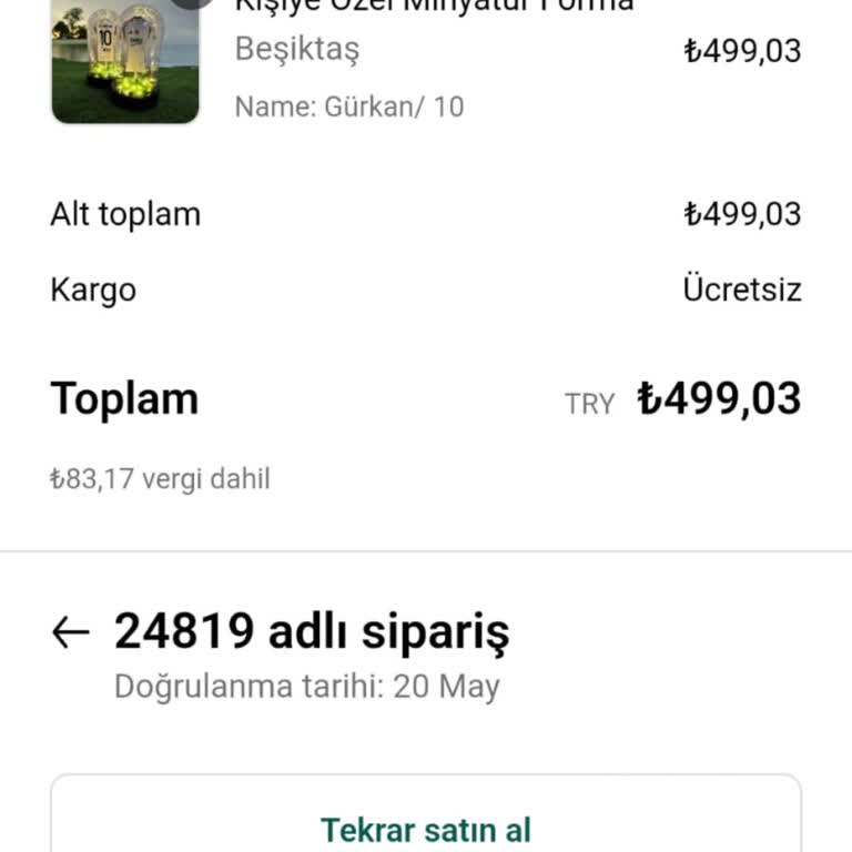 Siparişim Ulaşmadı, Müşteri Hizmetleri Dönüş Yapmıyor, İade Talep Ediyorum