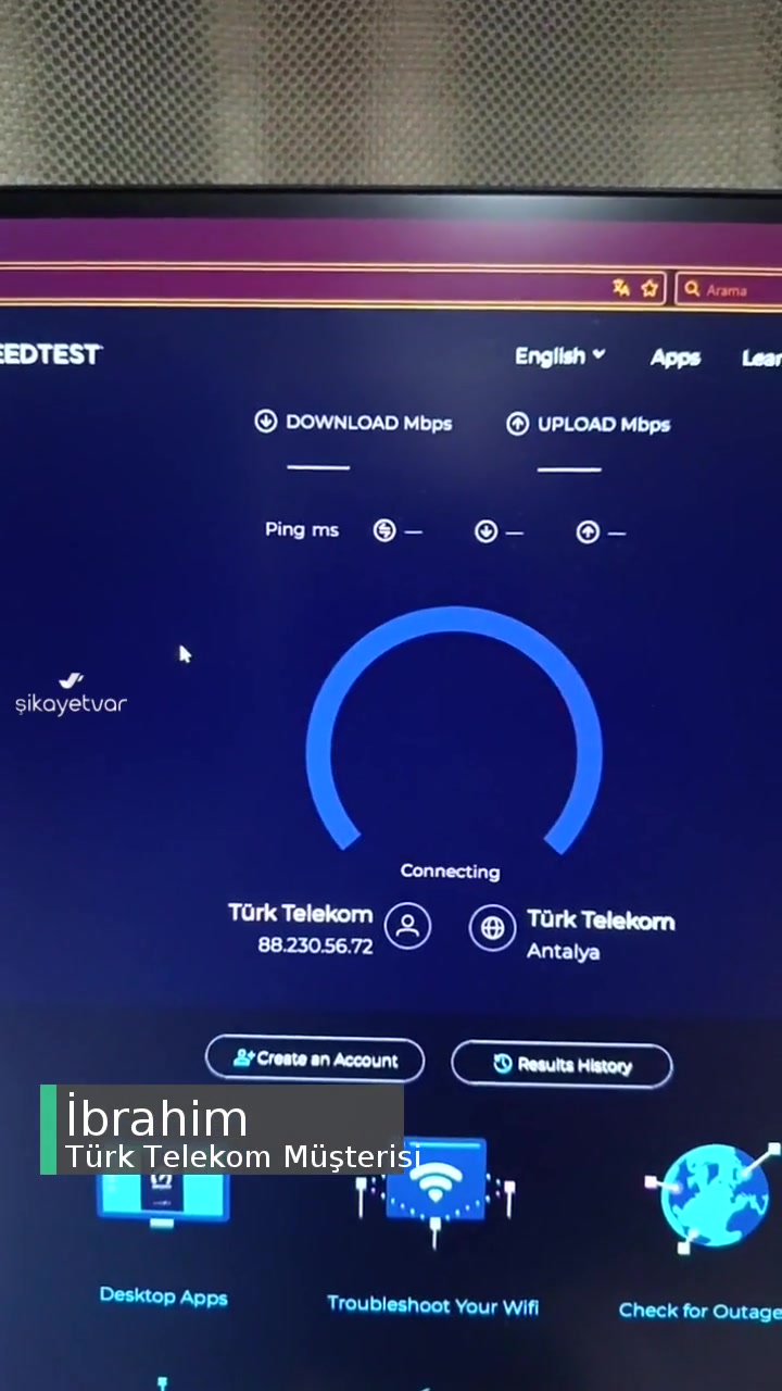 Türk Telekom Çözülmeyen İnternet Hız Problemi videonun kapak resmi