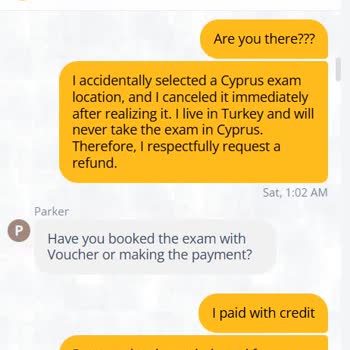 Yanlış Sınav Merkezi Seçimi Sonrası İade Talebime Çözüm Sunulmuyor