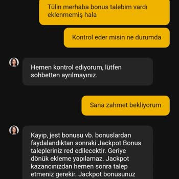 Hak Edilen Jackpot Bonusunun Sebepsiz İptali Ve Müşteri Memnuniyetsizliği