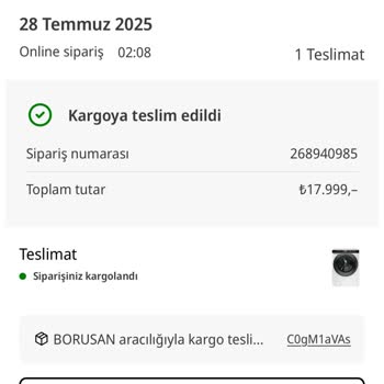 Media Markt’tan Aldığım Çamaşır Makinesi Teslim Edilmiyor, Mağduriyet Yaşıyorum
