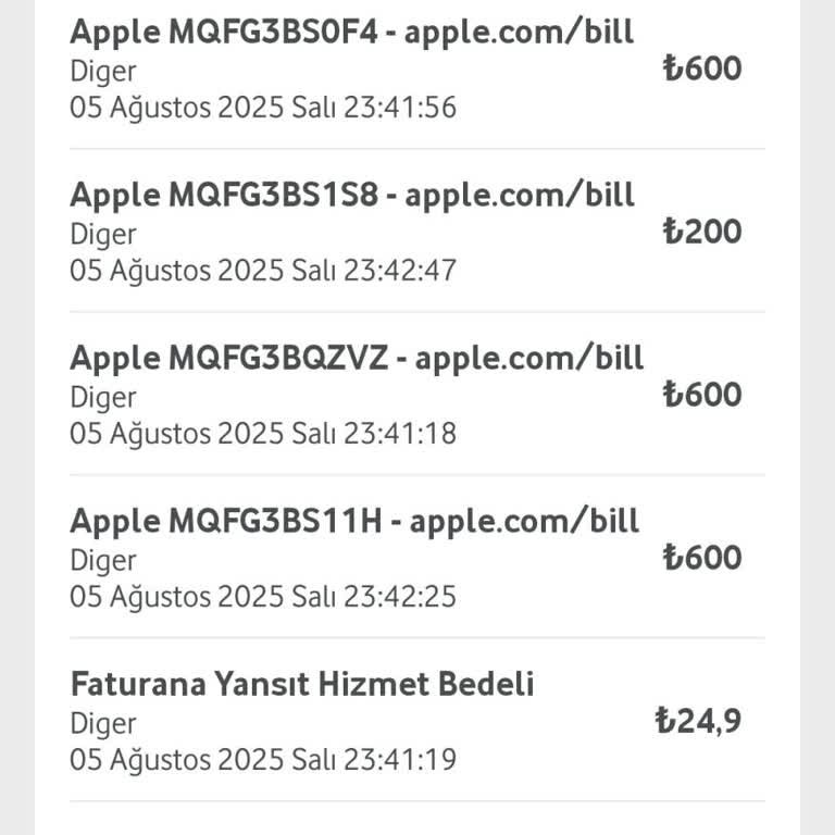 Bilgim Dışında Vodafone Hattımdan 1600 TL Para Çekildi, Mağduriyetimin Giderilmesini İstiyorum