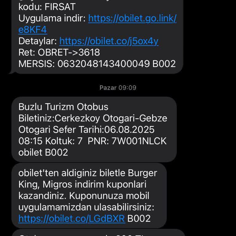 Otobüs Seferi İptal Edildi Bilet Farkı Ödemek Zorunda Kaldım