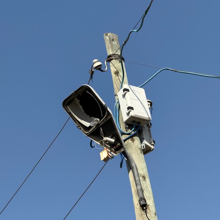 45 Gündür Arızalı Sokak Lambası Köyü Karanlıkta Bırakıyor, Çözüm Bekliyorum