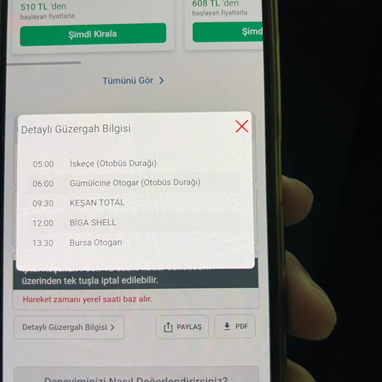 Otobüs Yanlış Duraktan Kalktı Varışta Otogara Bırakılmadım Fatura Ve İade Talebim Var