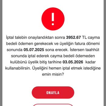 Cayma Bedelindeki Belirsiz Artış Nedeniyle Üyelik İptalinde Mağduriyet