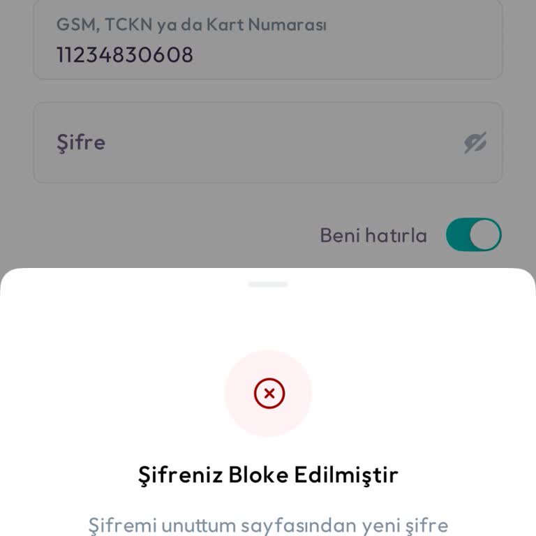Doğru Şifreyle Giriş Yapamıyorum, Hesabım Bloke Edildi!