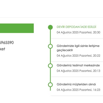 Hasarlı Ürün Nedeniyle Teslimat Gerçekleşmedi, Para İadesi Yapılmıyor