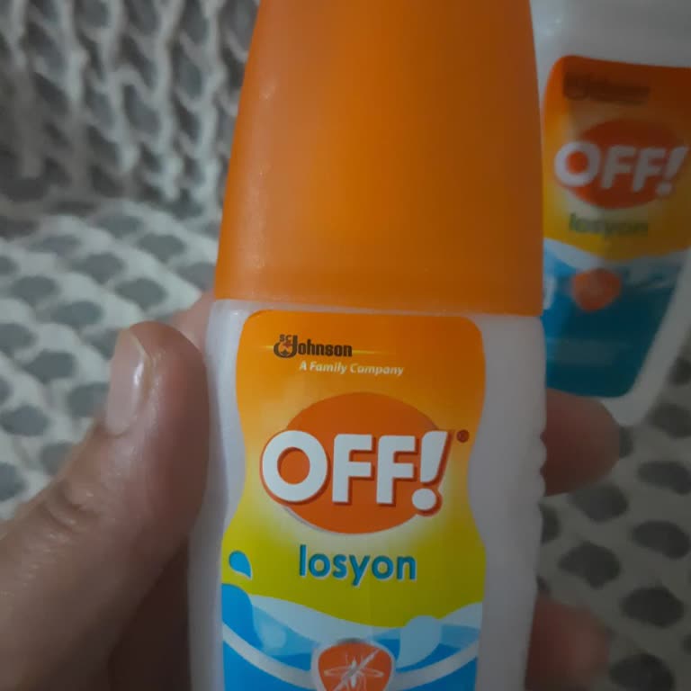 I Used Off Losyon Mosquito Spray but It Was Ineffective and Seemed Fake