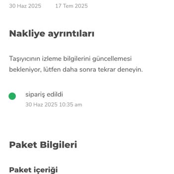 Uzun Süre Teslim Edilmeyen Sipariş Ve İletişimsiz Müşteri Hizmetleri Deneyimi