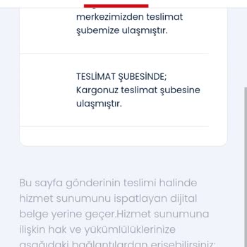 Aras Kargo Teslimatında Yanıltıcı Bilgilendirme Ve Eksik Hizmet