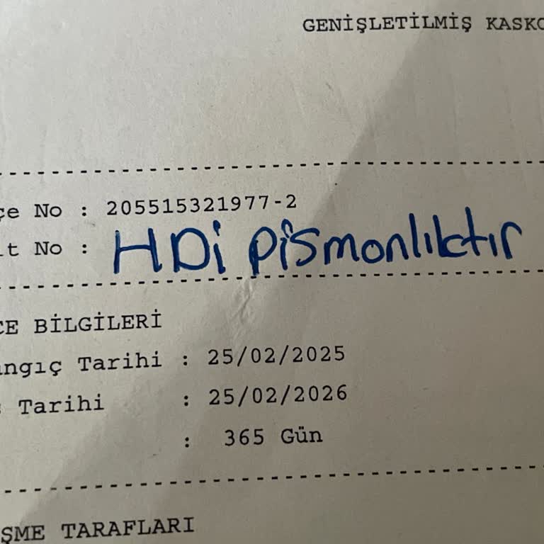 Kasko Dosyamın Uzayan Süreci Ve Eksik Bilgilendirme Nedeniyle Mağduriyet Yaşıyorum