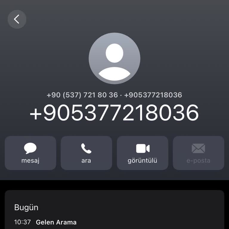 Bilinmeyen Numaradan Şüpheli Arama Ve Kişisel Veri Güvenliği Endişesi