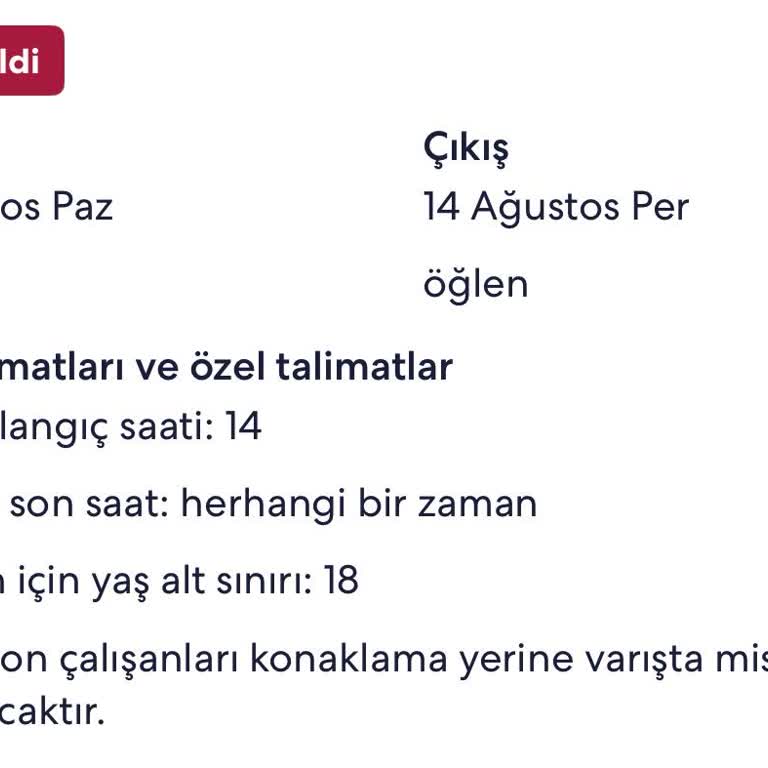 Eksik İade Ve İletişimsizlik: Hotels.com Rezervasyon Mağduriyeti