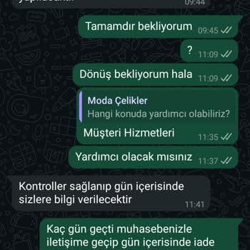 İade Edilmeyen Abiye Elbise Ücreti Ve İletişim Sorunu