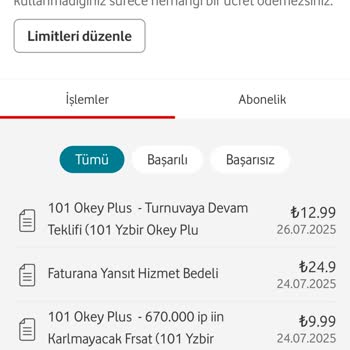 Vodafone 10 GB Hediye İnternetim Hala Tanımlanmadı Defalarca Aramama Rağmen Çözüm Yok