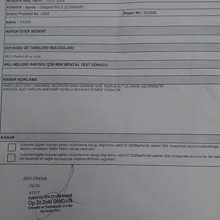 Sağlık Nedeniyle Uçuş İptali Sonrası Bilet Ücreti İadesi Yapılmadı