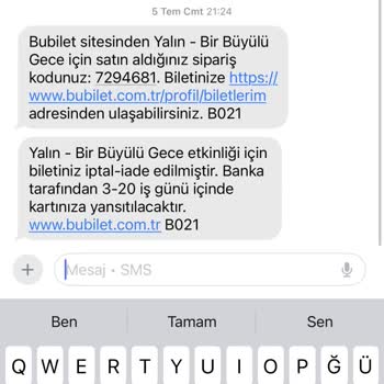32 Gündür İade Edilmeyen Bilet Ücreti Ve Müşteri Hizmetlerine Ulaşamama Sorunu