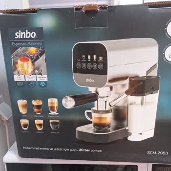 Kullanılamayan Espresso Makinesi Ve Sinbo Müşteri Hizmetlerine Ulaşılamıyor