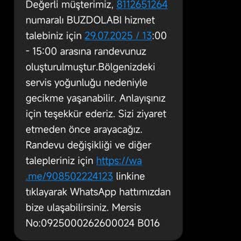 Buzdolabımın Kısa Sürede Arızalanması Ve Ücretsiz Değişim Talebim
