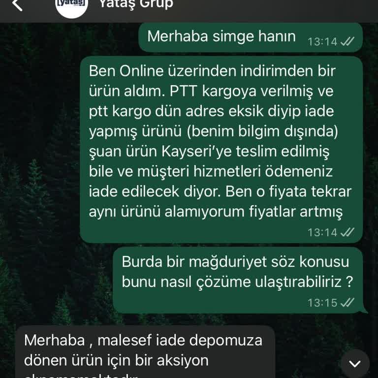 Adres Eksikliği Gerekçesiyle İade Edilen Ürün Ve Fiyat Artışı Nedeniyle Mağduriyet
