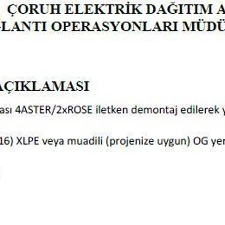 Enerji Müsaadesi Başvurusunda Belirsiz Kablo Değişimi Talebi Ve Kurum Personelinin Uygunsuz Davranışı