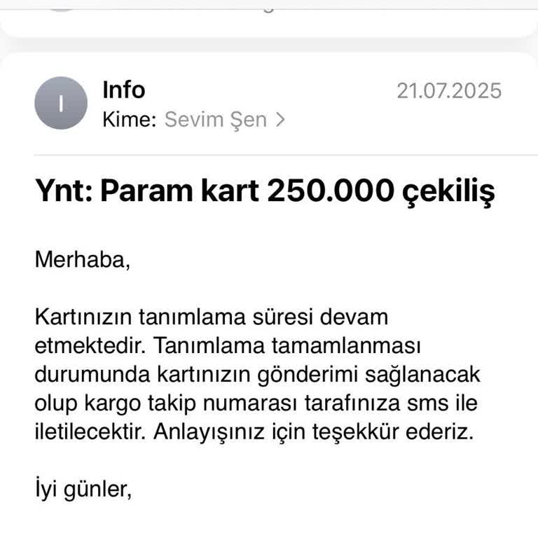 Kazandığım Ödül 3 Aydır Teslim Edilmiyor!