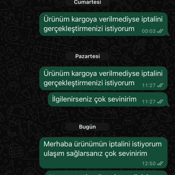 Ürünüm Gönderilmiyor, İade Talebime Dönüş Yapılmıyor!